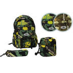 Рюкзак (ранец) школьный Generation by Kidis 2335 Bag Pxerte + сумочка + пенал 43*30*18см