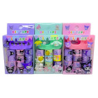 Скотч декоративный Decor набор 12шт 1,2см*2,2м Друзья Kuromi, ассорти с диспенсором HLL-1201-K