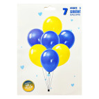 Шарик воздушный Smile-Party стандарт, набор 7шт. разноцветных, ассорти 317-17