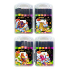 Скетч маркеры для рисования Jongdi для бумаги набор 12 шт трехгранные 8299-12