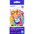 Карандаши цветные 12шт/24цв. Kite двухсторонние Classic K-054