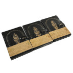 Блокнот А5 96л. Лидер с магнитным клапаном Золотое перо 26433-К (черные страницы)