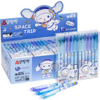 Ручка гелевая Пишет-Стирает Aodemei Space trip, синяя GP-34251 наконечник игольчатый