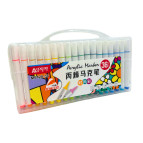 Маркер универсальный акриловый Aodemei Acrylic Marker набор 36 шт трехгранные 6128-36 в пластиковом футляре