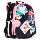 Рюкзак (ранец) школьный каркасный Class SchoolCase Mini 2407C Funny friends 35*27*16см