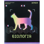 Тетрадь школьная предметная А5+ 168*203мм 48л. Kite в клетку, Neo Биология K24-240-9