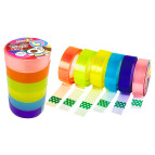 Скотч 12мм/11м Лидер цветной Макарун 1шт 938