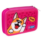 Пенал  2 отделения без наполнения 1 Вересня Smart HP-01 Corgi 533273