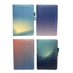 Блокнот А6 80л. Лидер в клетку №6500-13 Глянцевый, с держателем для ручек