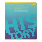 Тетрадь школьная предметная История А5+ 168*203мм 48л. ZiBi в клетку Gradient ZB.1702-17