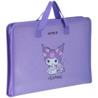 Портфель А4 Kite мод 202 Kuromi пластик на молнии HK24-202