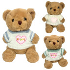 Игрушка мягкая, Мишка с сердечком h-23см, ассорти 2745-23