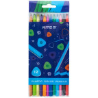 Карандаши цветные акварельные 12цв. Kite мод 049 Triangle K24-049-3