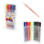 Ручки капиллярные Aodemei Линер набор 12шт Liner Color 0,4мм М6136-12 пластик. бокс