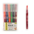 Маркеры текстовые набор 12шт Aodemei капилярные 6205M