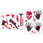 Хэллоуин Наклейки для Halloween 250*360мм, ассорти 24-446