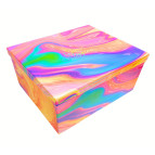 Коробка подарочная NY прямоугольная 24,5*19,5*14см Sweet Happiness NY-0235-№4