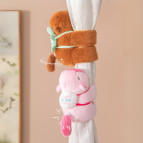 Игрушка мягкая Капибара на руку с рюкзачком и вращающимся хвостом браслет h-15см 750-2