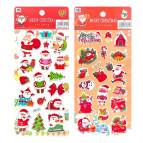 Наклейки детские 10*22см Новогодние, в ассортименте LRU