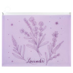 Папка А4+ Axent на молнии zip-lock Lavender-2 1497-37-A