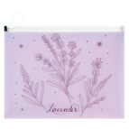 Папка А5+ Axent на молнии zip-lock Lavender-2 1498-37-A