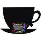 Стикер для творчества Santi меловый 1шт. Чашка 49*33см 310796