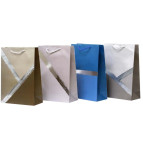 Пакет подарочный бумажный 23*18*10см с фольгой 3035-S