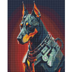 Алмазная живопись мозаика по номерам на холсте - 40*50см Идейка АМО7588 Верный страж