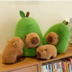 Игрушка мягкая Авокадо с капибарой h-35см ZB-351