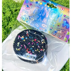 Игрушка антистрес Сквиш Таба Орео 1шт 7см Черное