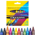Мел восковой 12цв. Crayons ST-6381-12/С-014