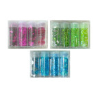 Блестки набор Sultani 4цв. + пайетки + стразы, ассорти ST-9917