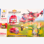 Конструктор SM Пожарно-спасательная служба, Вертолет 283 элементов SM-707