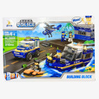 Конструктор SM Полицейская погоня, Катер 310 элементов SM-608