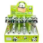 Ручка гелевая Панда автоматическая, синяя, цвет корпуса ассорти GP80028