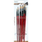 Набор кистей 6шт Artist Brushes синтетика круглая (№2,4,6,8,10,12) HB-30460/HB3460B