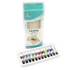 Краски акриловые по ткани Dozen набор 12цв. по 6мл CL8805/0674