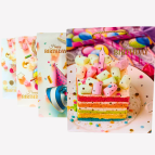 Пакет подарочный бумажный 26*32*10см Авоська 1735-M