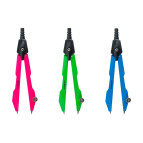 Циркуль Kite металлический K24-414-** Techno 120мм в пластиковом футляре + грифель