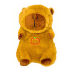 Игрушка мягкая Капибара спящая, дышащая со звуками h-26см, ассорти 77715113/5200-3