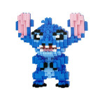 Конструктор 3D Magic Blocks Стич 18см 1031 дет, №7212