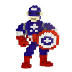 Конструктор 3D Magic Blocks Капитан Америка 20см 1031 дет, №7249