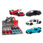 Игрушка машинка Metal Scale model с автозаводом 10см, ассорти №81-4321C