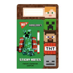 Бумага для заметок с липким слоем 5*20л. Yes 170323 Minecraft