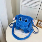 Сумка через плечо - рюкзак Lux детская плюшевая Стич №ZB-327