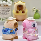 Игрушка мягкая Lux Капибара в одежде h-27см, ассорти №ZB-348/17971