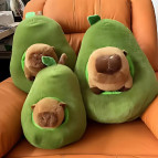 Игрушка мягкая Авокадо с капибарой h-45см ZB-352