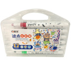 Фломастеры 12цв. Chenguan пишут под любым углом 3030-12 наконечник круглый