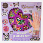 Набор для творчества Diy Jewelry set Бисер и бусины 25,5*25,5см Kuromi 99181-1