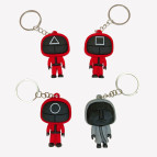 Брелок резиновый Кальмары 5,5см, ассорти №3113-1